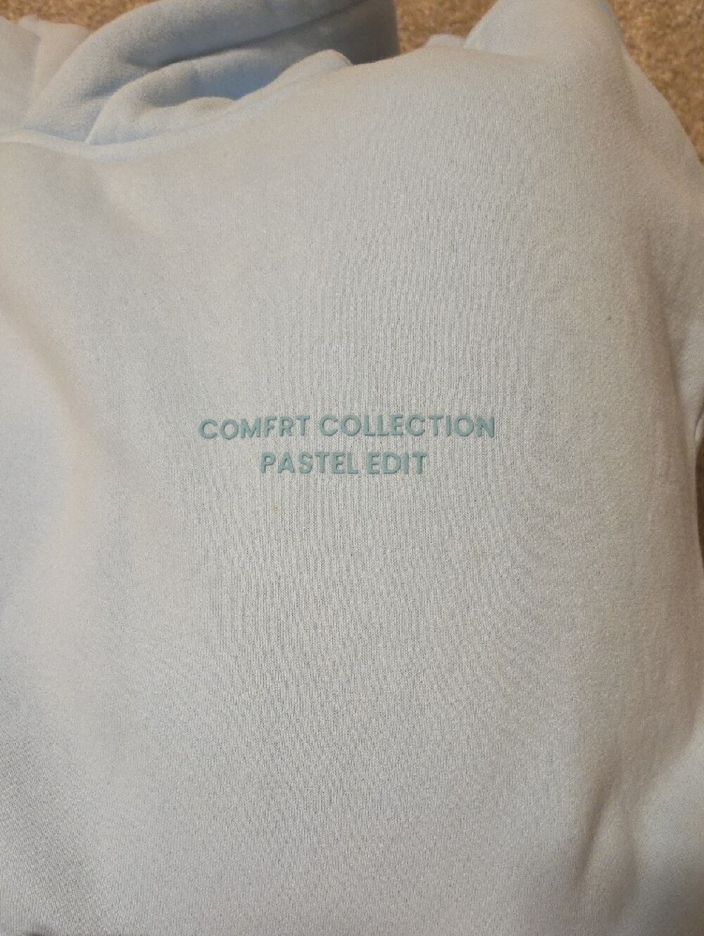Comfort Collection Pastel Blue Hoodie - Women's Pullover - Picture 4 of 4